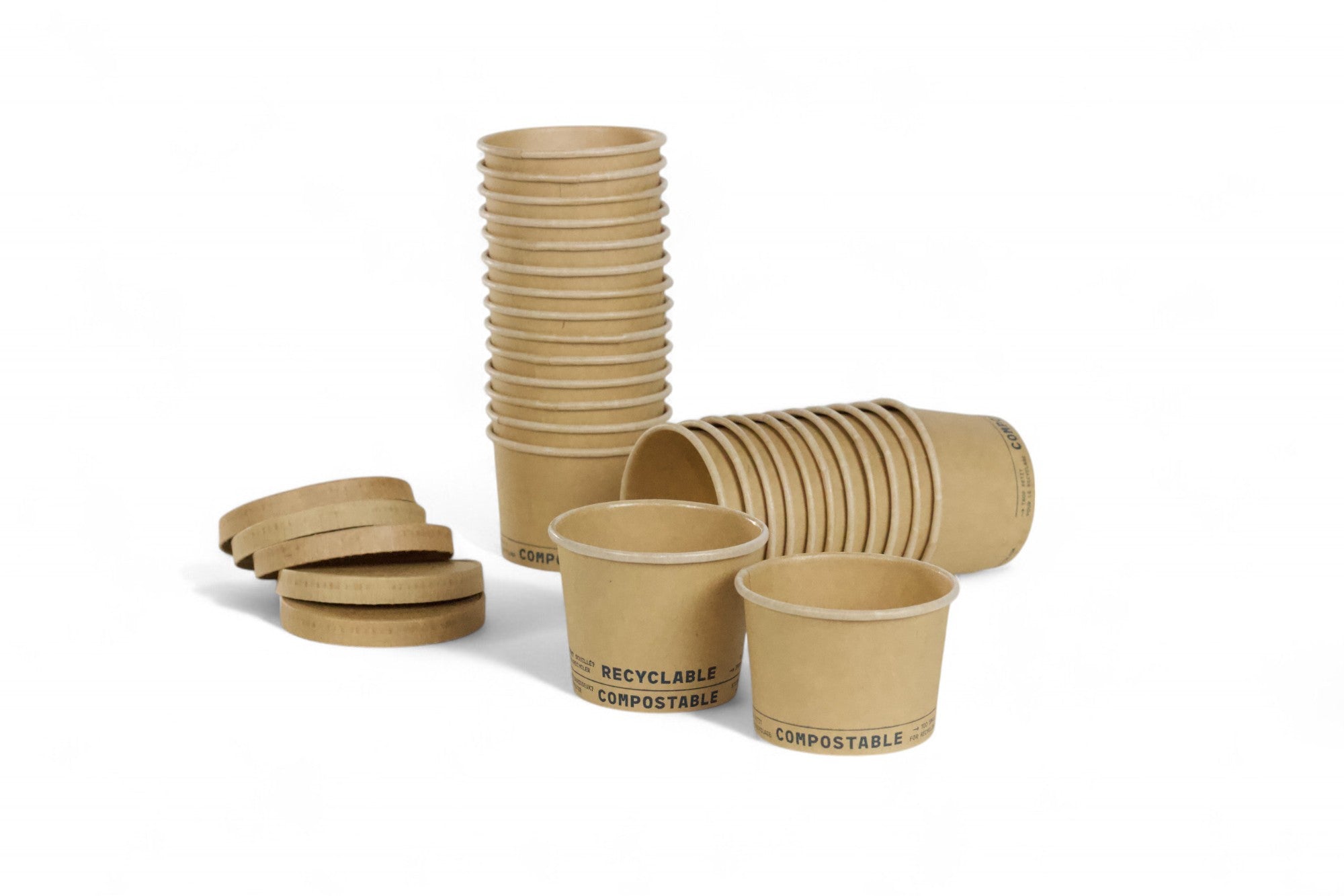 Cardboard sauce containers