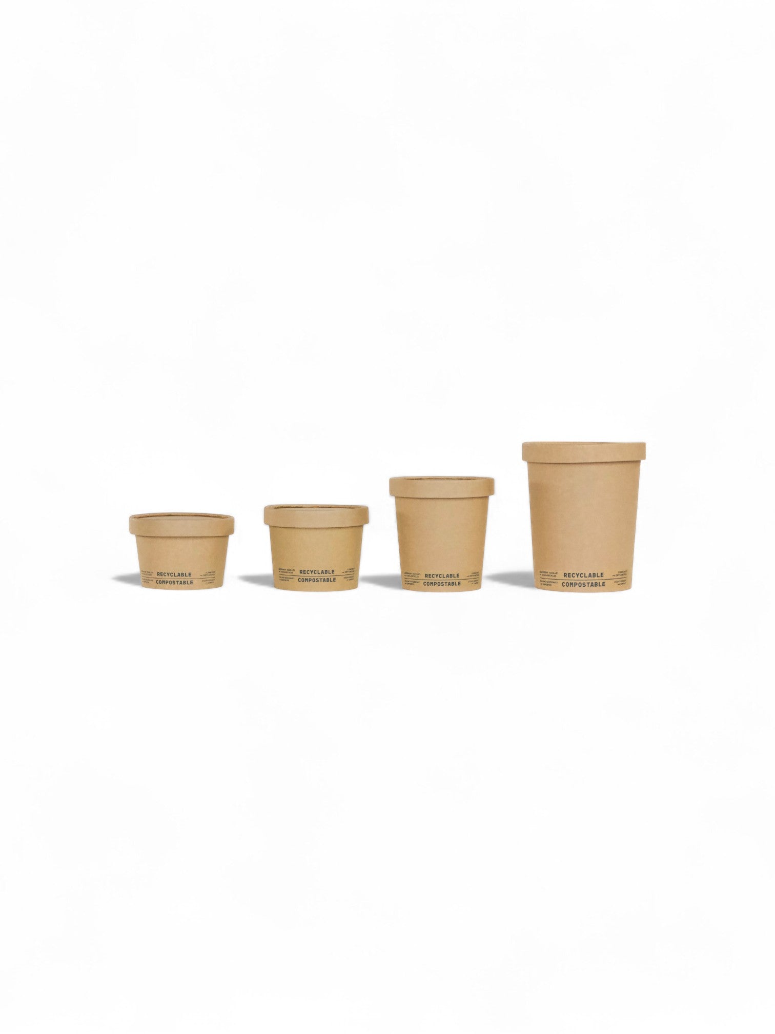 Bols à soupe en carton