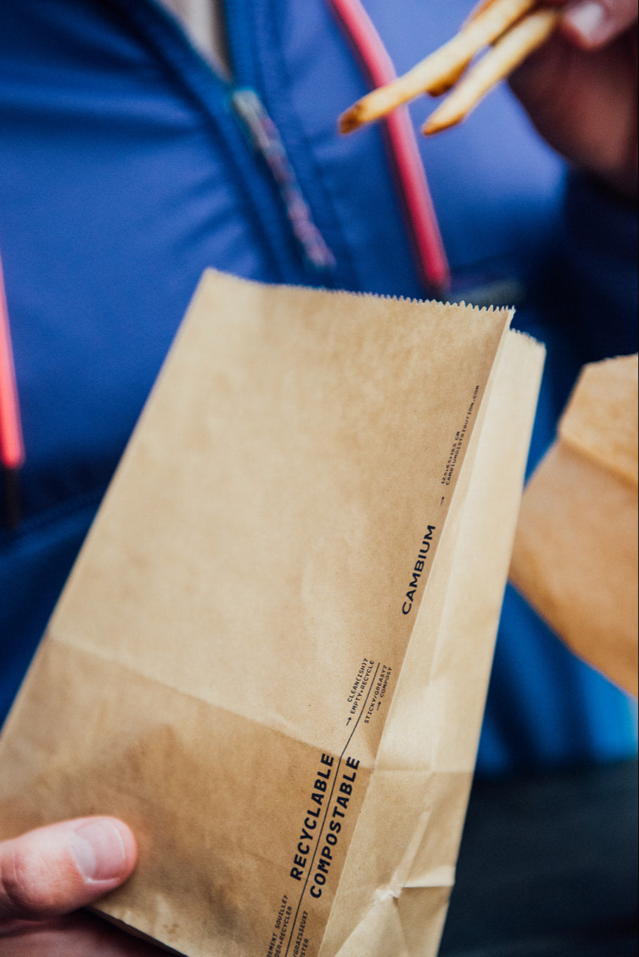 Sac à fond plat résistant à la graisse