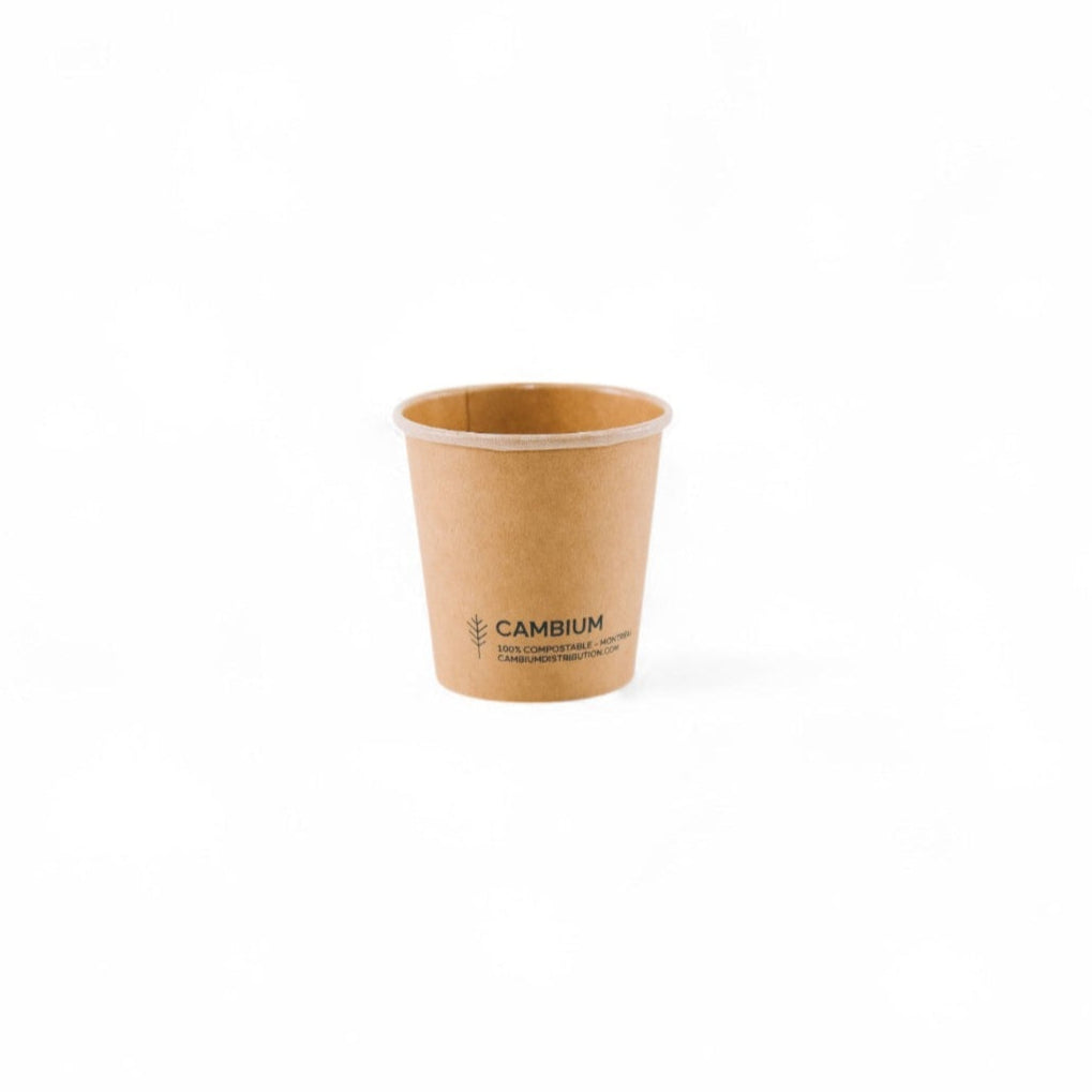 Cambium kraft paper espresso cup, eco-friendly recyclable and compostable coffee cup for hot and cold drinks #format_4-oz