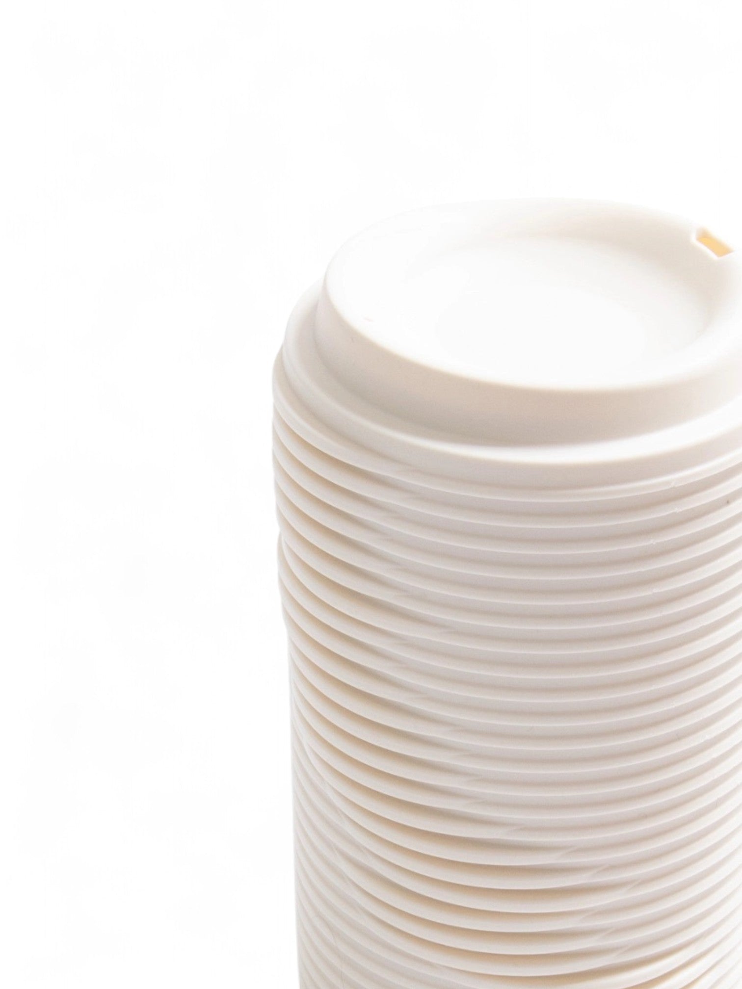 Couvercles Pour Verres à Café En Papier Compostable - Lot De 50 - Diamètre 50 Mm - Compatible Verres 60-75 Ml - Résistants Chaud/froid (-25°C à 100°C)